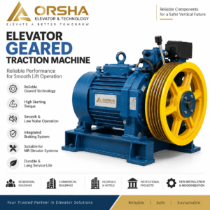 Elevator Geared Traction Machine
